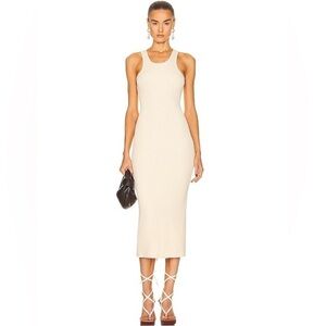 Toteme Cream Sleeveless Dress, L